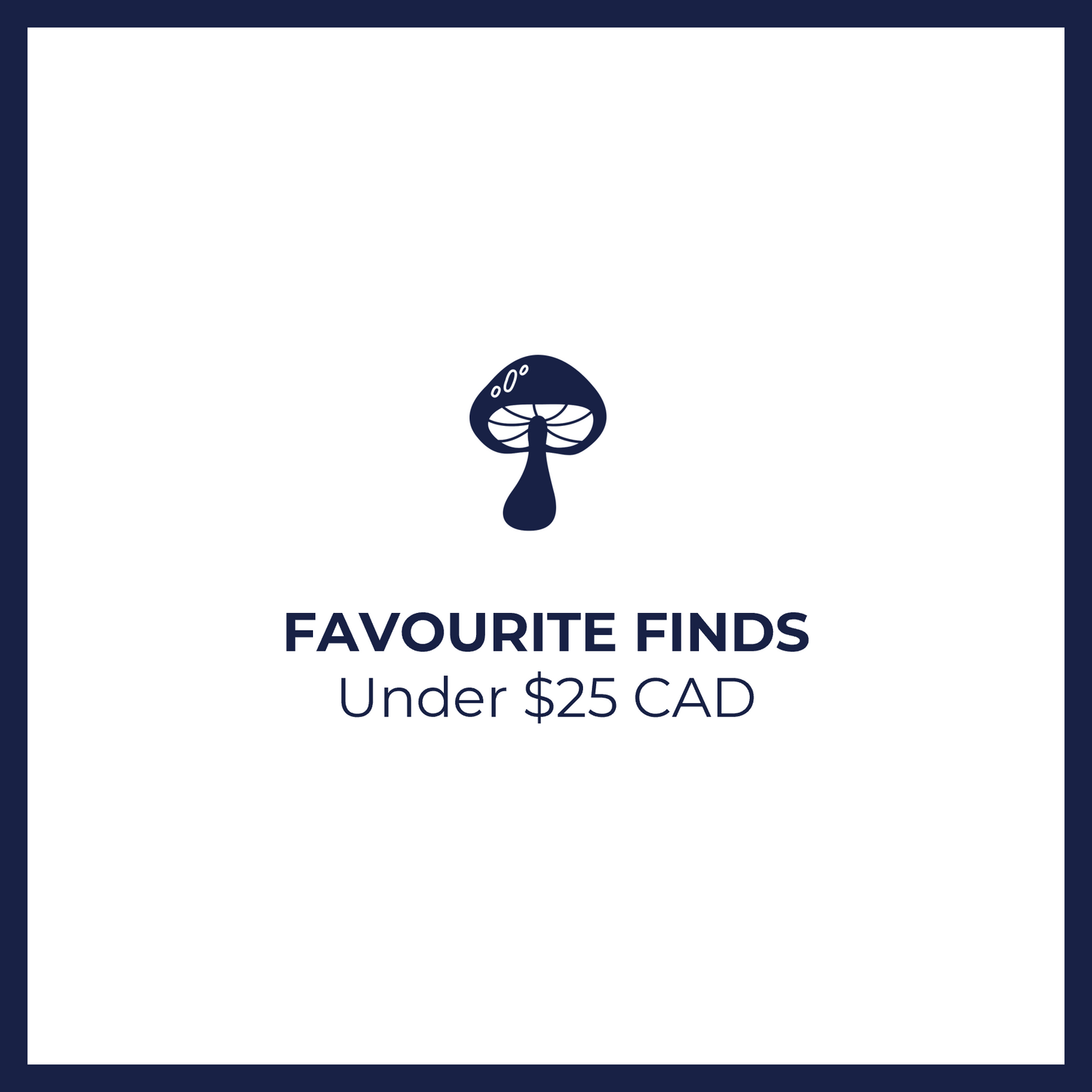 Favourite Finds - Under $25